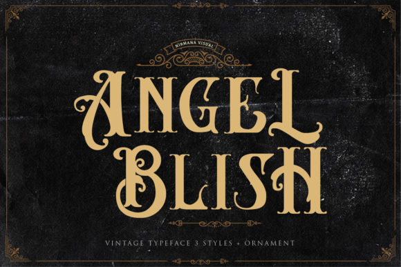 Angel Blish Family: A Modern Typeface with Victorian Soul