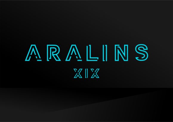 Aralins: The Futuristic Display Font for Bold, Modern Designs