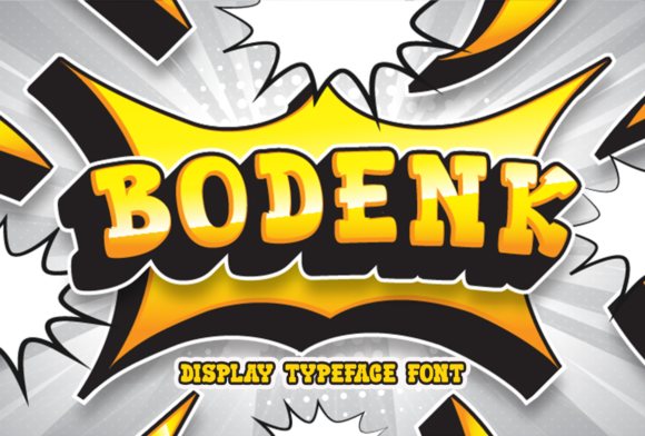 Bodenk: The Retro Display Font for Bold Branding