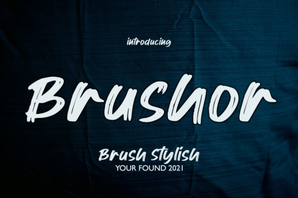 Brushor: The Brushed Display Font for Bold, Authentic Branding