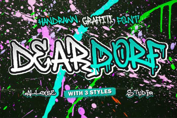 Deardorf: A Cool, Urban Display Font for Modern Creators