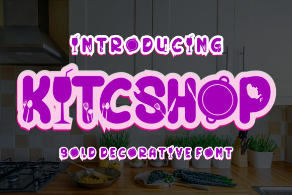 KitcShop: The Quirky Display Font That Brings Projects to Life