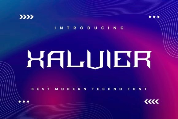 Modern Branding with Xalvier: A Cool Display Typeface