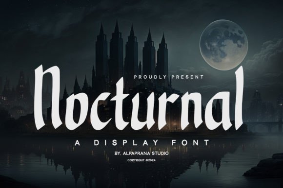 Nocturnal: A Display Font for Bold, Modern Design