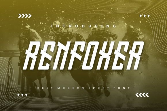 Renfoxer: A Cool, Modern Display Font for Your Creative Projects