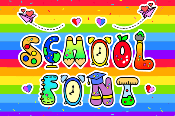 School: The Font That Brings Personality to Your Projects