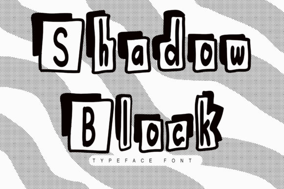 Shadow Block: A Modern Typeface for Bold, Clear Communication