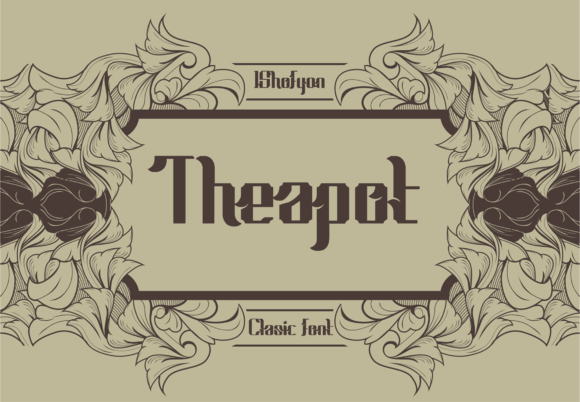 Theapot: A Font with Nostalgic Character and Modern Punch